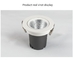 Mini Dimming 18W Ceiling LED Downlights H132mm Without Infrared Radiation